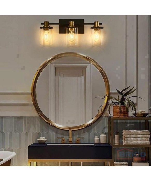 Applique Murale - Marko - Saragosse - 51.5 cm - E27 - Métal et Verre