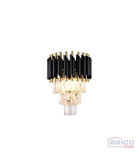 Applique Lixus noire 26*29,5cm -  E14*2