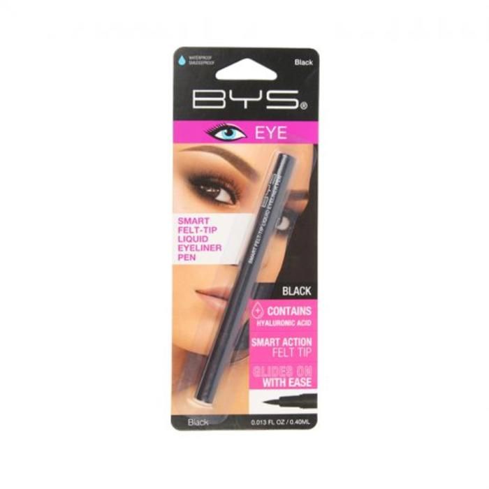 BYS SMART FELT TIP LIQUID EYELINER IN BLACK
