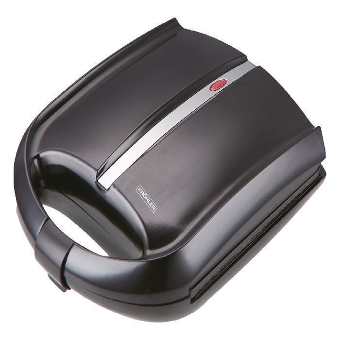 Grill pain - Kröhler - PEGP-807 - 4 tranches - 1400W - Plaque en fonte antiadhésive