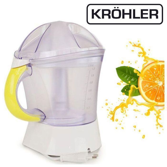 Presse Agrumes - KRÖHLER - PEPA-8109 - 1,2L - 40W - Rotation alternée