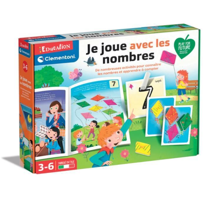 Jeu éducatif - CLEMENTONI - JE JOUE AVEC LES NOMBRES - Amusant - Éducatif - À partir de 3 ans
