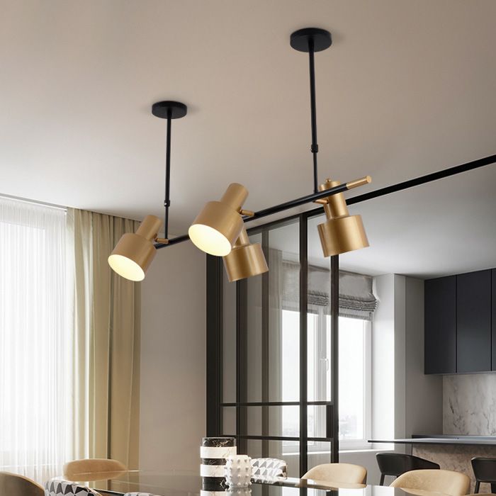 SUSPENSION SULING CORPS METAL NOIR - EXCL.4XE27 MAXI 60W