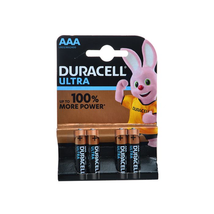 Pile alcaline AAA Ultra Power x4 - DURACELL