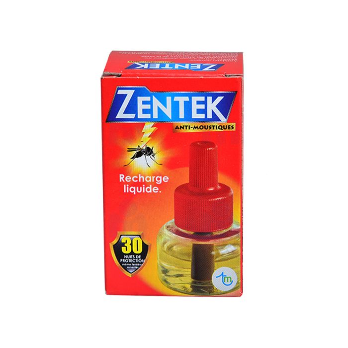 Recharge liquide anti-moustiques 30 nuits - ZENTEK