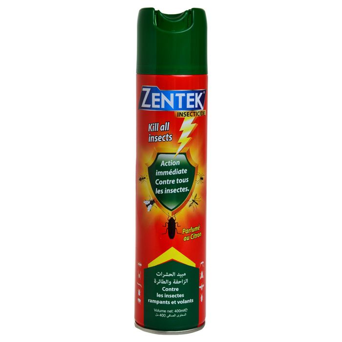Insecticide aerosol tous insectes 400ml - ZENTEK
