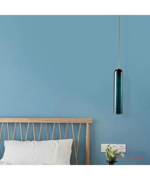 Suspension - SMALA - Verte - 100x450 mm - E27 - Verre - Design contemporain