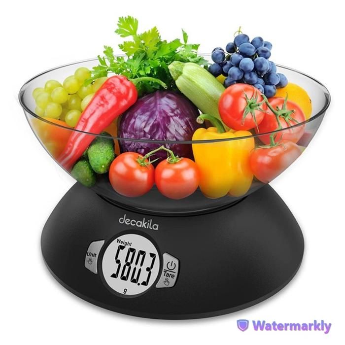 Balance de cuisine avec bol