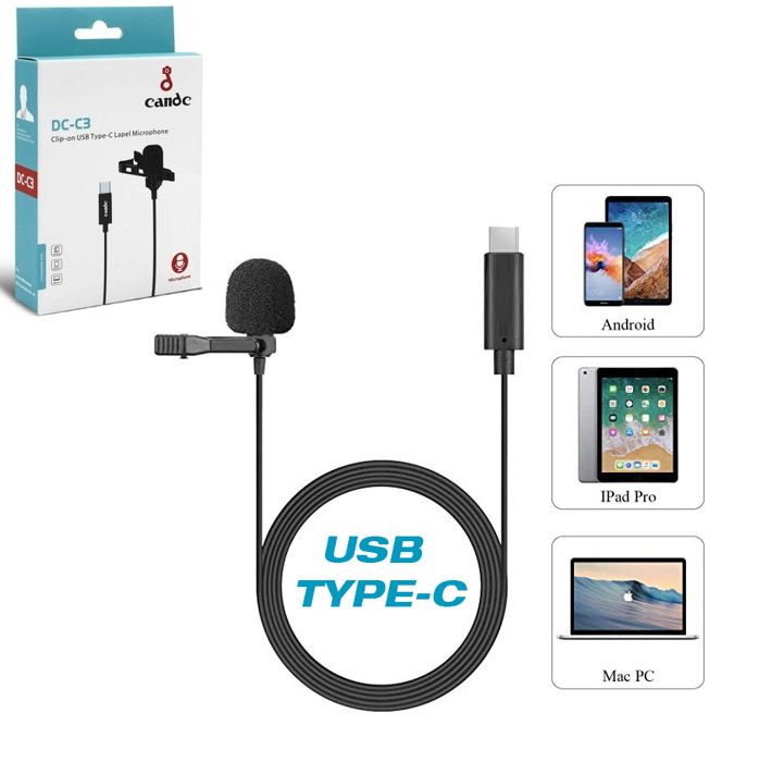 Microphone TypeC professionnel Fil 3M , pour PC, ordinateur portable, Studio, Podcasting, YouTube, enregistrement vidéo