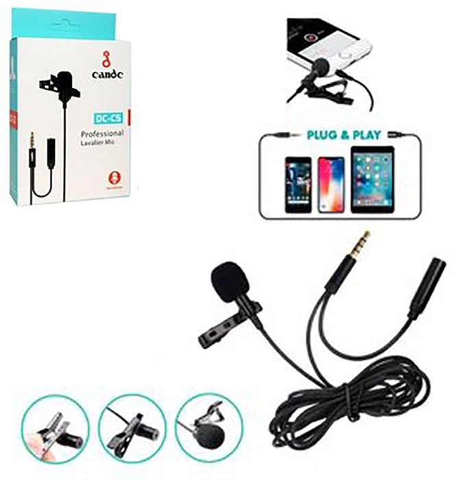 Microphone DC-C5 professionnel à cndensateur USB pour Camera ordinateur portable, Studio, Podcasting, YouTube, enregistrement vidéo