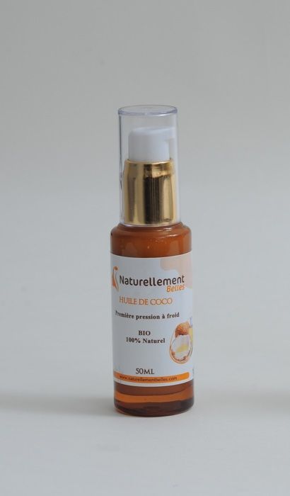 Huile de coco bio d'Amérique 50 ml