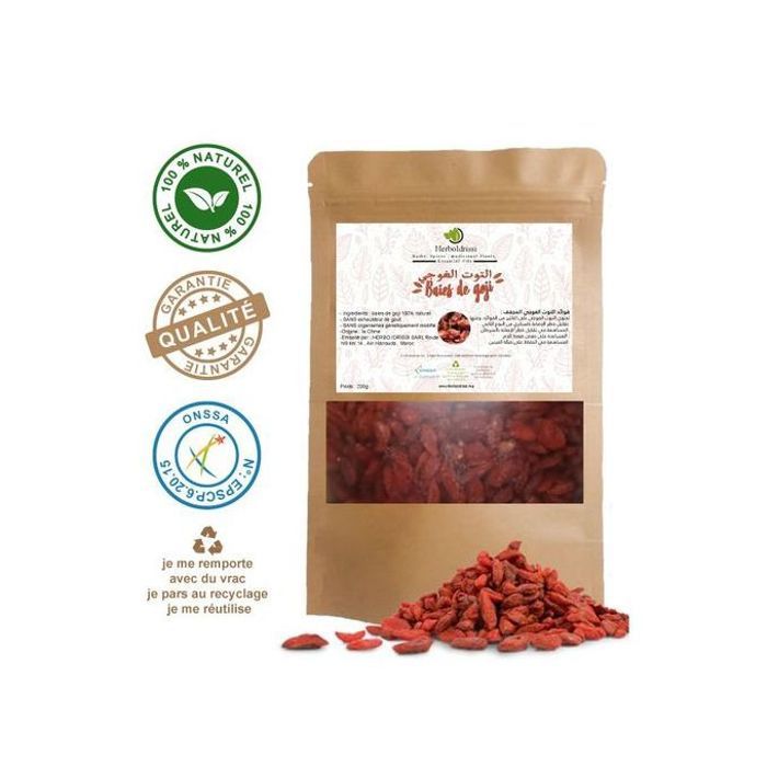Baies De Goji 500G - Antiviellissement - Antifatigue - Immunité