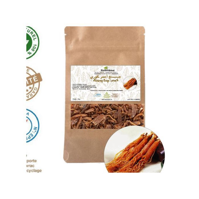 Ginseng Rouge Coréen Racine Entière - Fatigue, Stress, Mémoire, Libido 100G