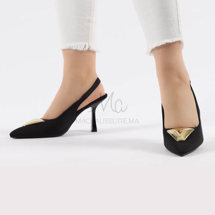 FLAVIA – Escarpin à talon Femmes en Noir