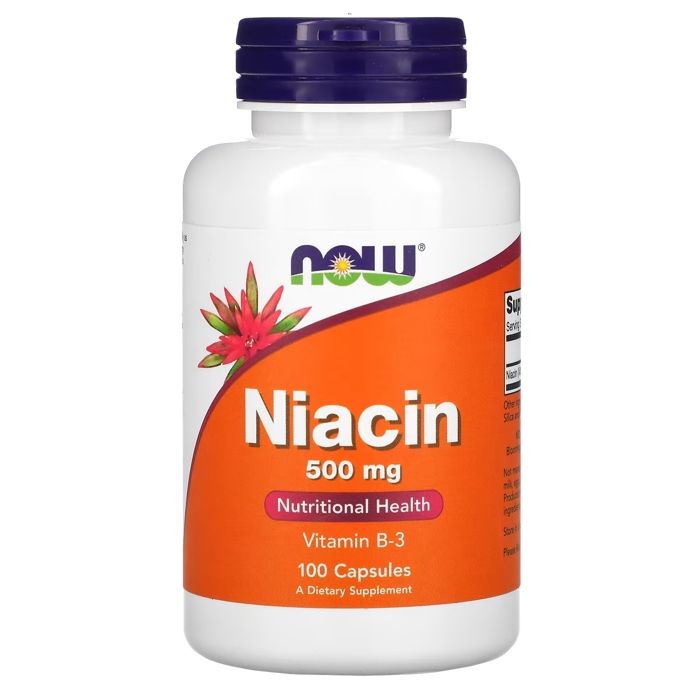 Niacin et vitamine B3 - 500 mg - 100 capsules végan
