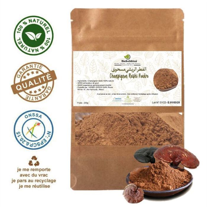 Champignon Reishi 200G - Anti Cancer - Arthrite- Immunite