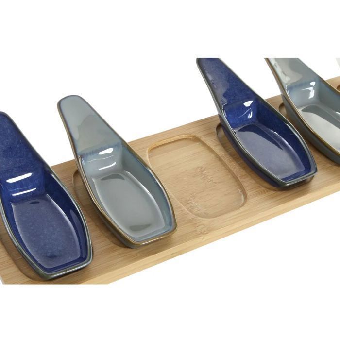 Amuse-gueule - MARQUE - Set 7 - Porcelaine - 36x9,7 cm - Design contemporain