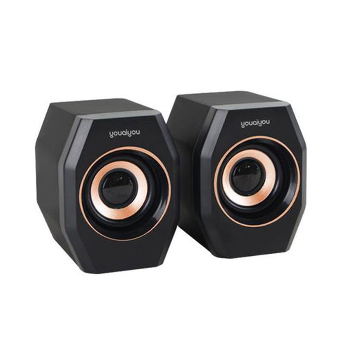 Haut-parleur C10 super bas Multimedia USB 2.0 avec Contrôle du Volume Réglable