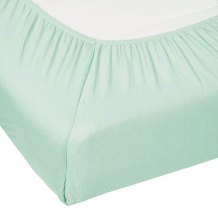 Drap Housse - DWIRTY - 160x200 cm - Vert - Antiallergique - Lavable en machine