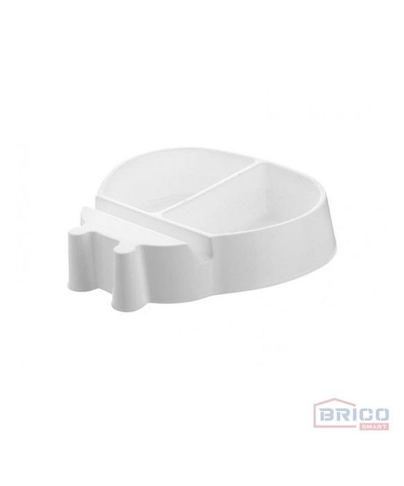 Bac à fruits sec plus support pour téléphone blanc