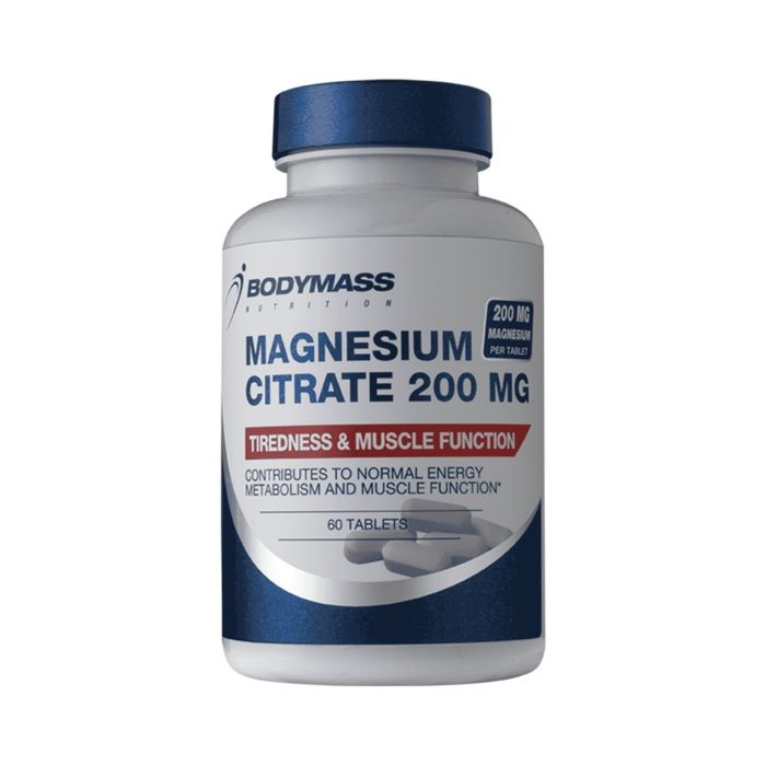 Bodymass Magnésium Citrate 200Mg - 60 Comprimes
