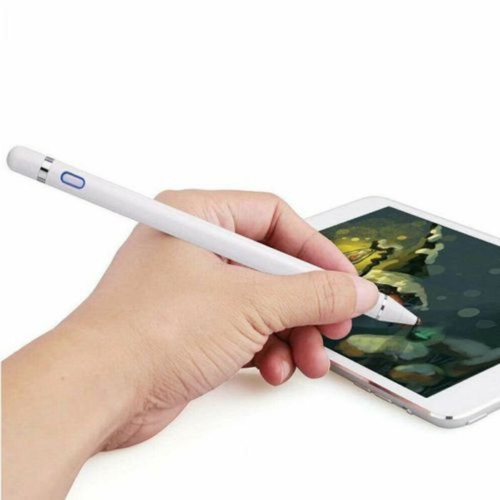 Stylo Rechargeable Tactile à Pression Active Capacitive en Aluminium pour Tablettes, Téléphone et Ordinateur Portable