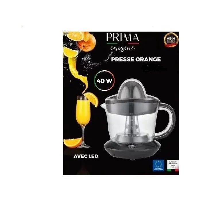 Presse orange plastique 1,2L - Noir