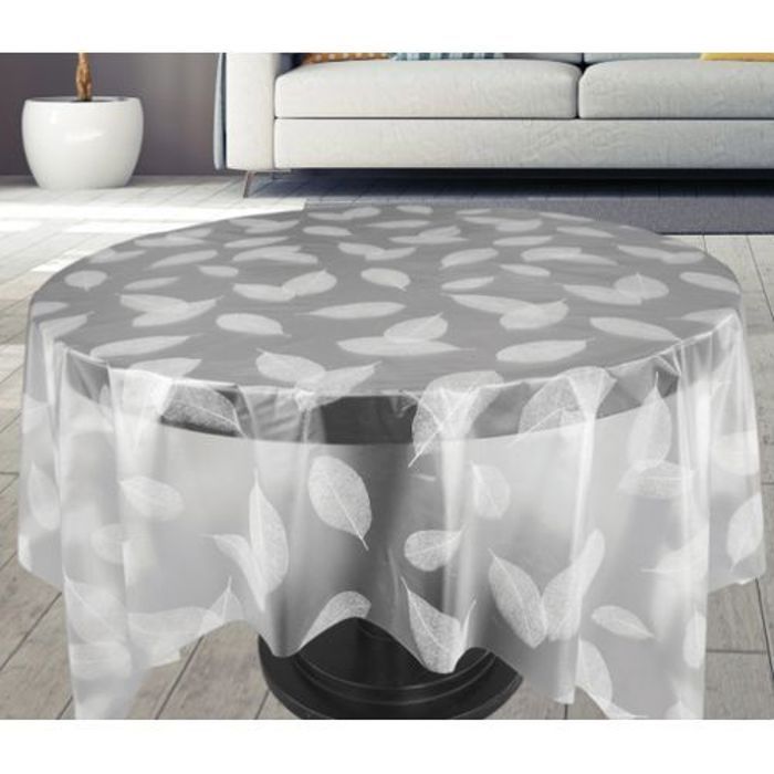 Nappe de table transparent Satania 150 x 150 cm