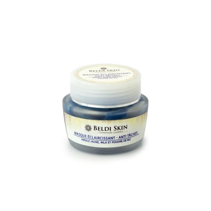 Masque éclaircissant - BELDI SKIN - Anti Tâches - 150 g - Nourrit et apaise la peau - Éclaircit le teint