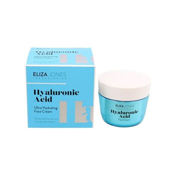Crème de jour - ELIZA JONES - 50ml - Acide Hyaluronique - Ultra Hydratant - Tous types de peau
