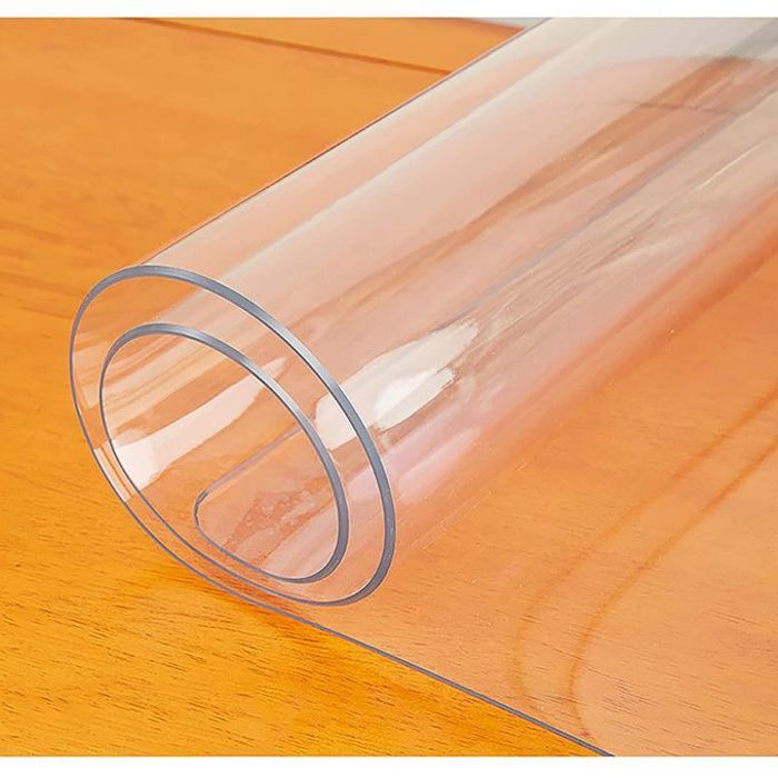 Nappe Transparente Ecologique 2 mm en PVC - 140 x 300 cm