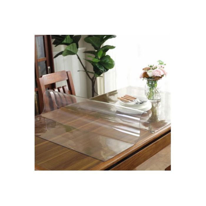 Nappe Transparente Ecologique 1 mm en PVC - 140 x 300 cm
