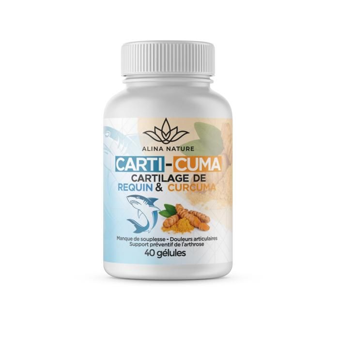 Carti-Cuma Cartilage de Requin & Curcuma 40 Gélules
