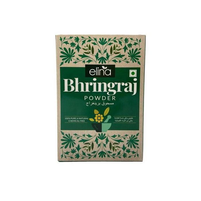 Poudre Ayurvédique - ELINA - Bhringraj - 100G - Cheveux - Anti-chute - Apaisant