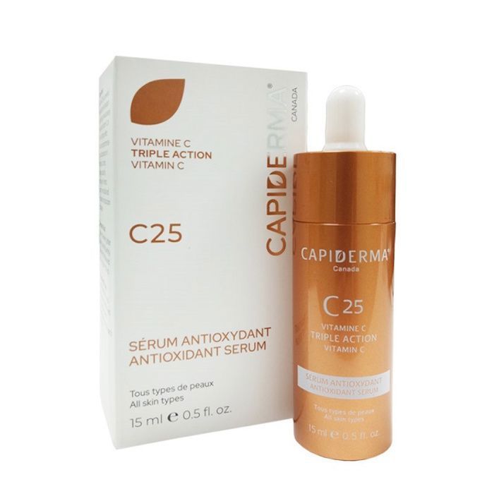 Sérum Antioxydant - CAPIDERMA - C25 - 15ml - Sans alcool - Mixte