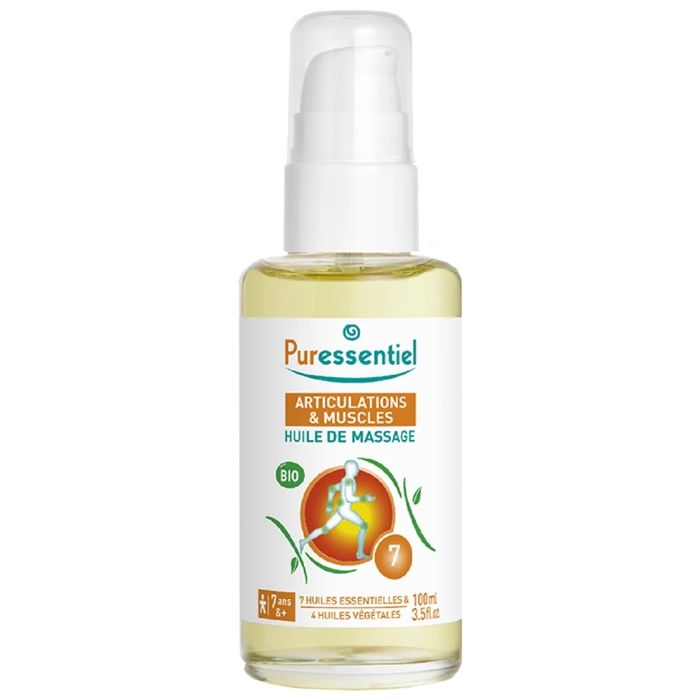 Huile de Massage - Puressentiel - Articulation & Muscles - 100ml - Vegan - Effort Musculaire