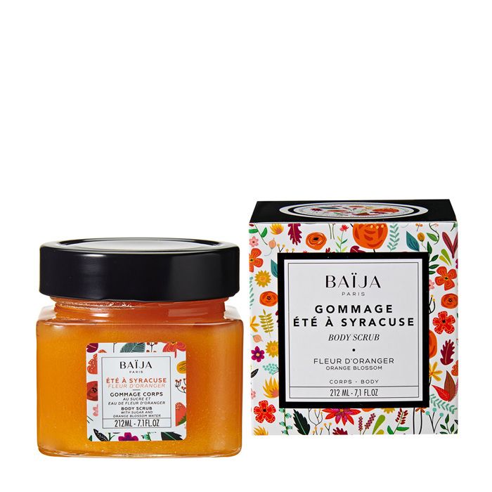 Gommage - BAIJA - Été à Syracuse - Eau de Fleur d’Oranger - Grains de sucre - Huile Végétale