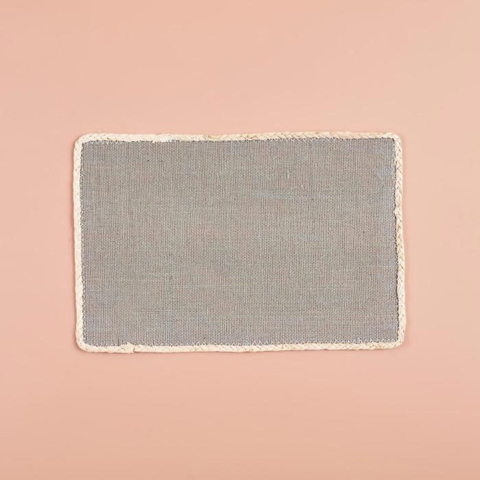 Set de Table - Sway - 45x30 cm - Gris - Synthétique - Lavable