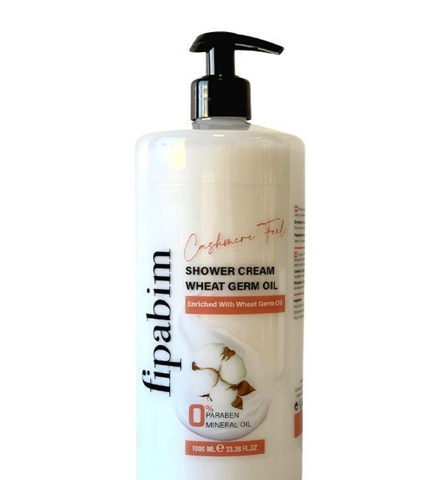 Crème douche - Fipabim - Cashmere Feel - 1L - Hydratante - Sans parabène - Minérale