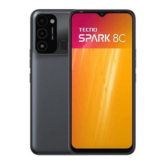 TECNO KG5k SPARK 8C - BLACK 4+128Go