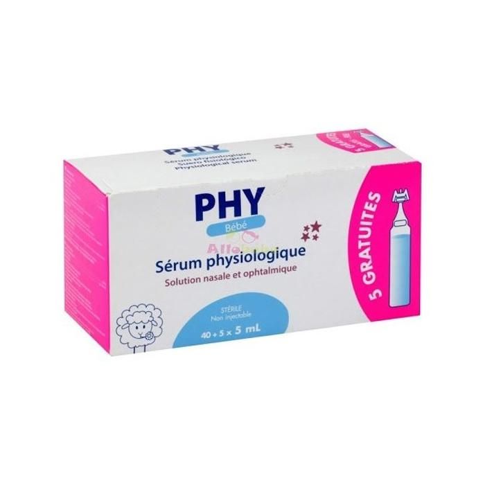 GILBERT PHY SERUM PHYSIOLOGIQUE 40+5x5ML
