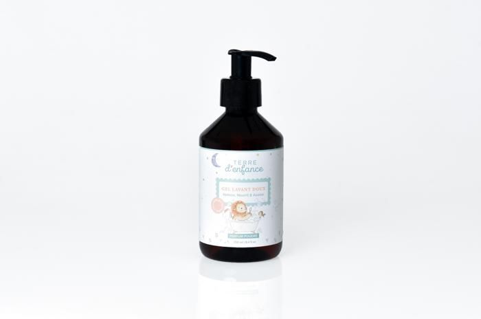 Gel Lavant - TERRE D'ENFANCE - Agrumes - 270 g - Bébé - Doux pour la peau et les cheveux
