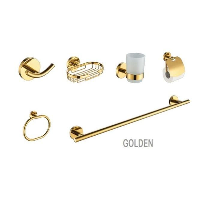 Ensemble de salle de bain Gold 6 pcs