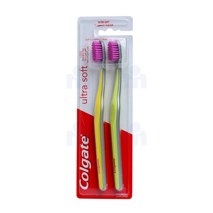 Brosse à Dents Ultra Soft 1+1 Gratuit - Colgate - Couleur Aléatoire