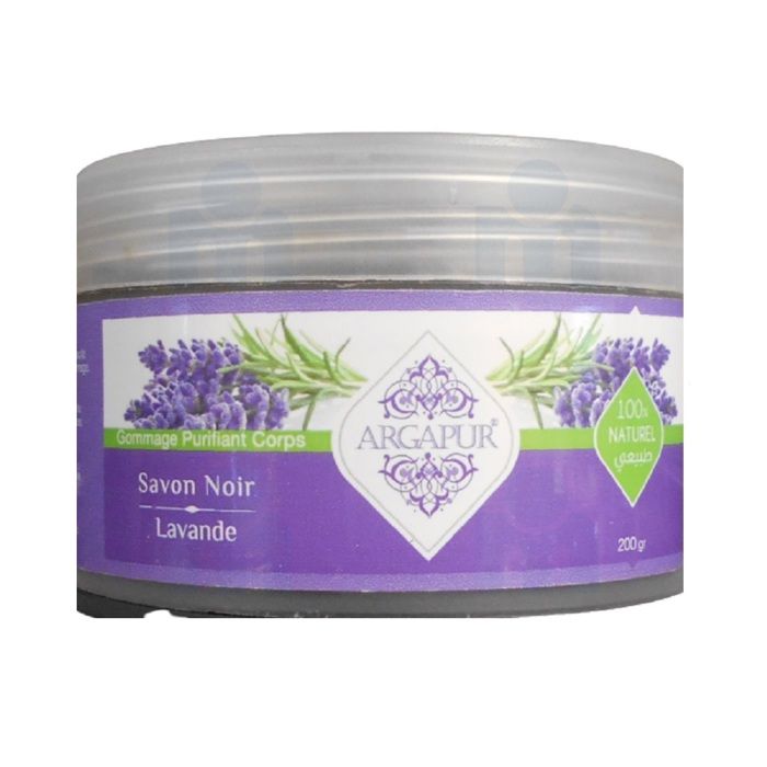 Savon noir à la lavande 200g - ARGAPUR