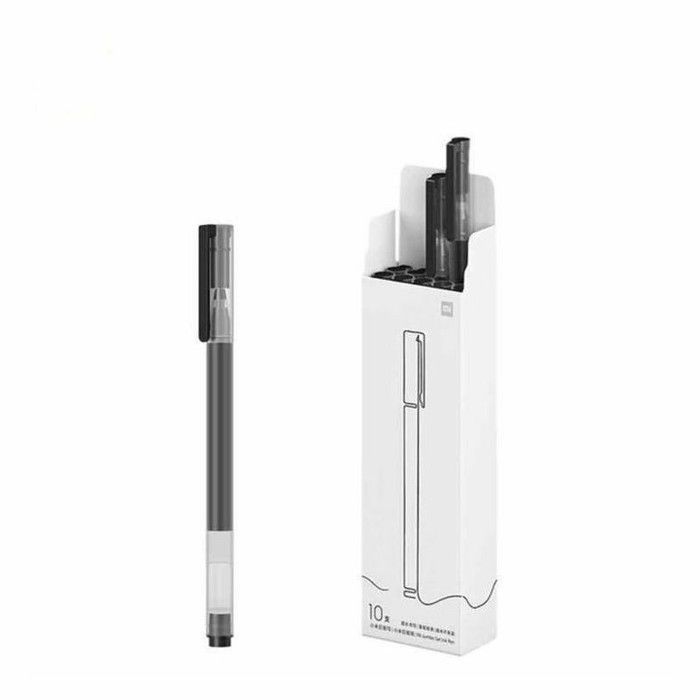 Stylo gel - Xiaomi - Mi Hi-capacity - 10 pièces - Encre noire - Écriture fluide