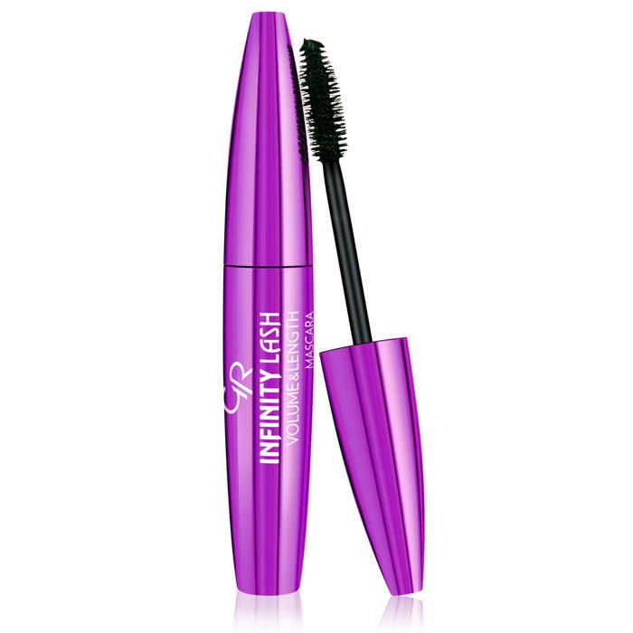 Mascara - Golden Rose - Infinity Volume & Length - Brosse Extra-Large - Non Waterproof - Noir