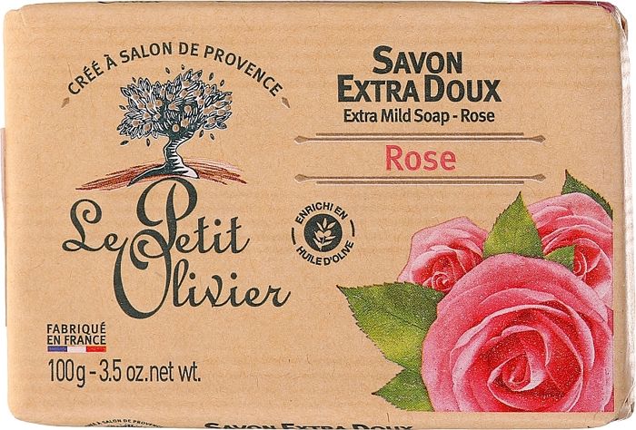 Le Petit Olivier Savons Extra Doux Rose 100g