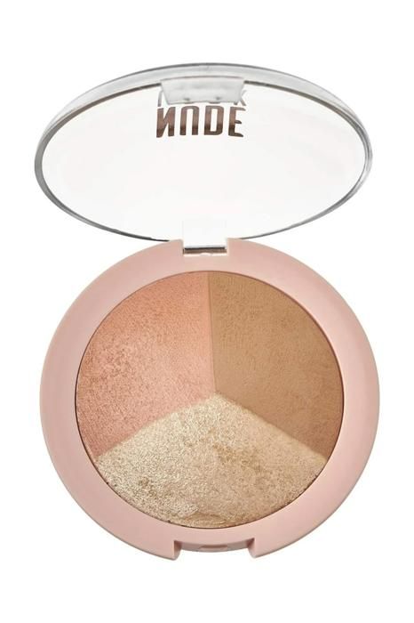 Poudre Visage - Golden Rose - Nude Look Baked Trio - Beige - 4 g - Tous types de peau