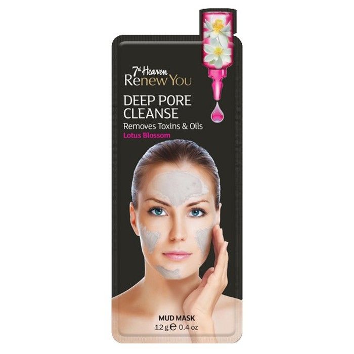 Masque visage - 7th heaven - Renew you - Argile détoxifiante - Fleur de Lotus - 15 ml